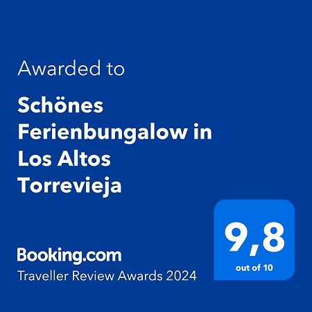 Schoenes Ferienbungalow In Los Altos Torrevieja Exterior photo